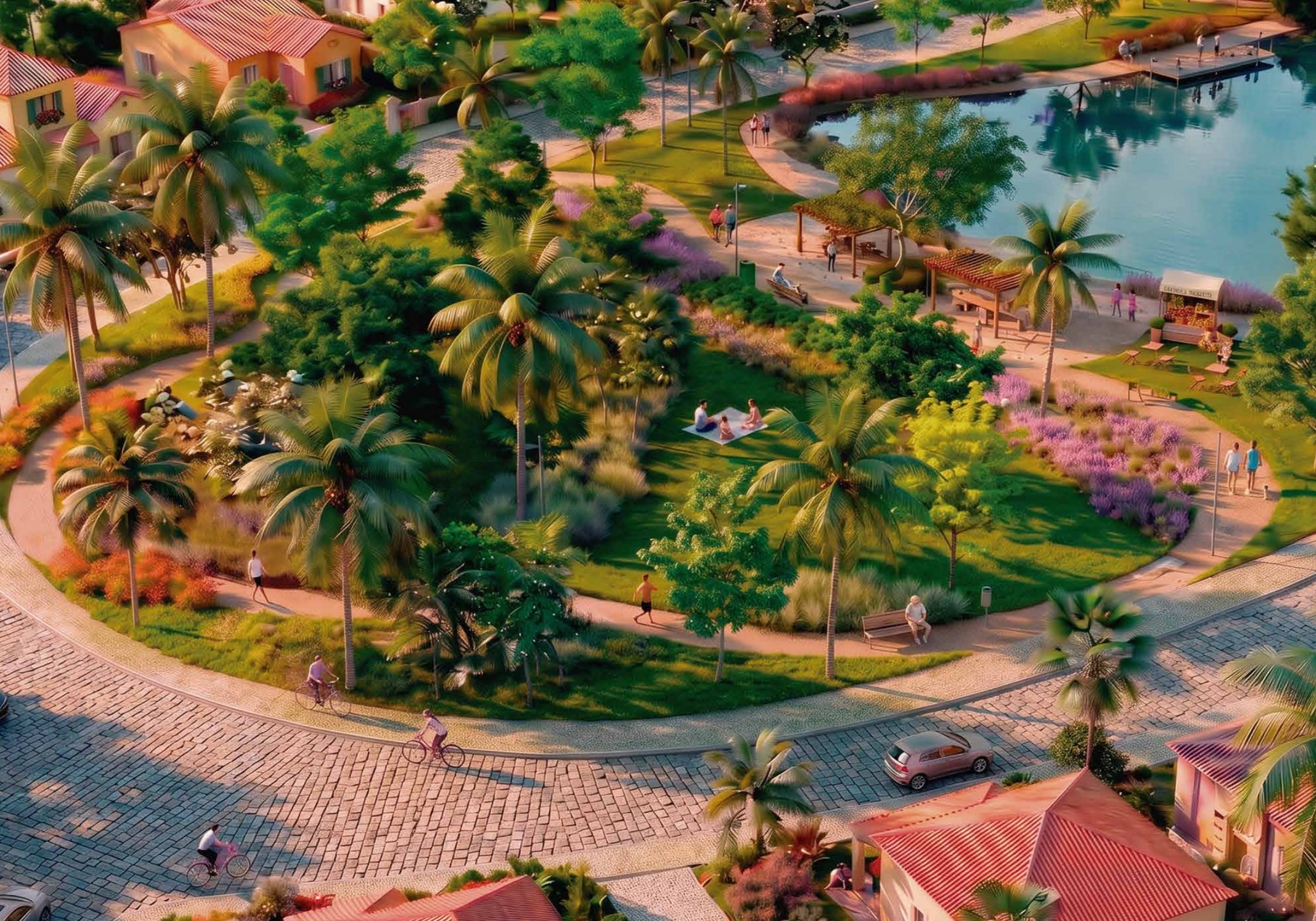 Parque e ciclovia